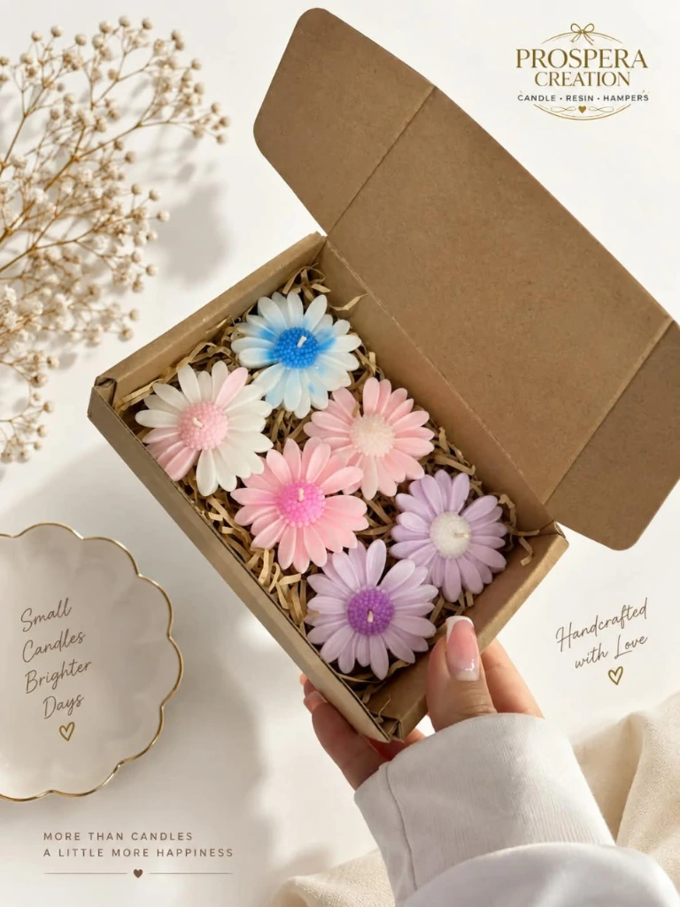 Daisy Candle